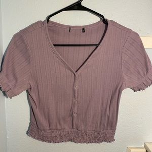 Purple Cottage Core Shirt 💅